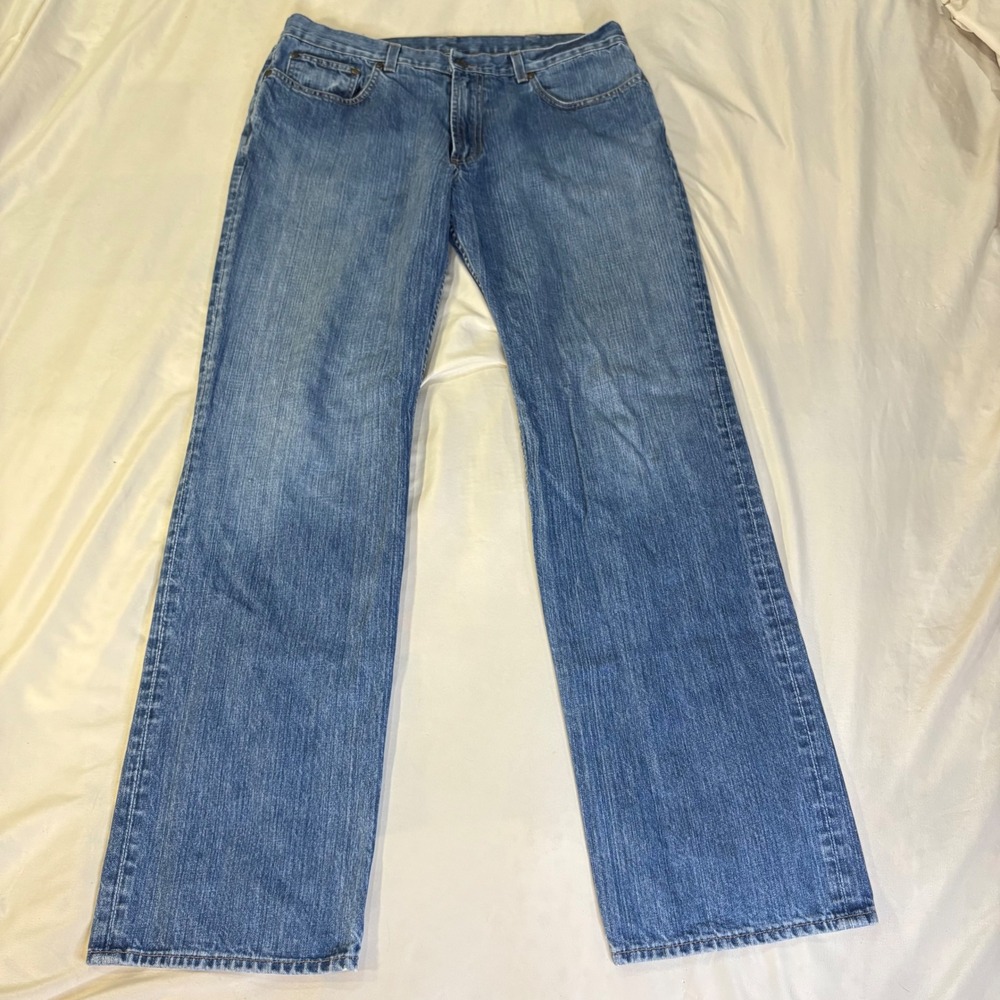 Brooks Brothers Men's Straight Jeans in Medium Blue Denim